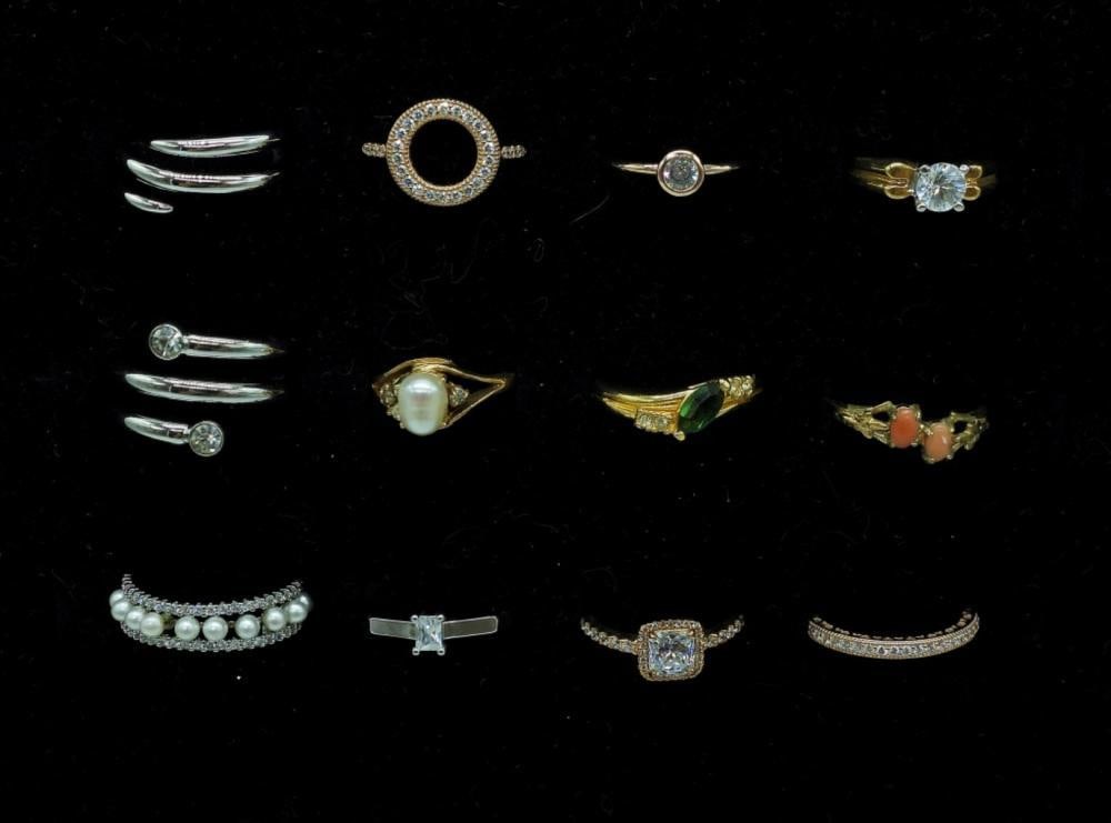 12 FASHION RINGS: 12 FASHION RINGS