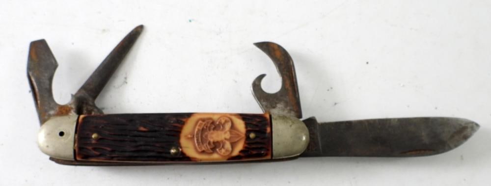 VTG BOY SCOUT "BE PREPARED" KNIFE: VTG BOY SCOUT "BE PREPARED" KNIFE