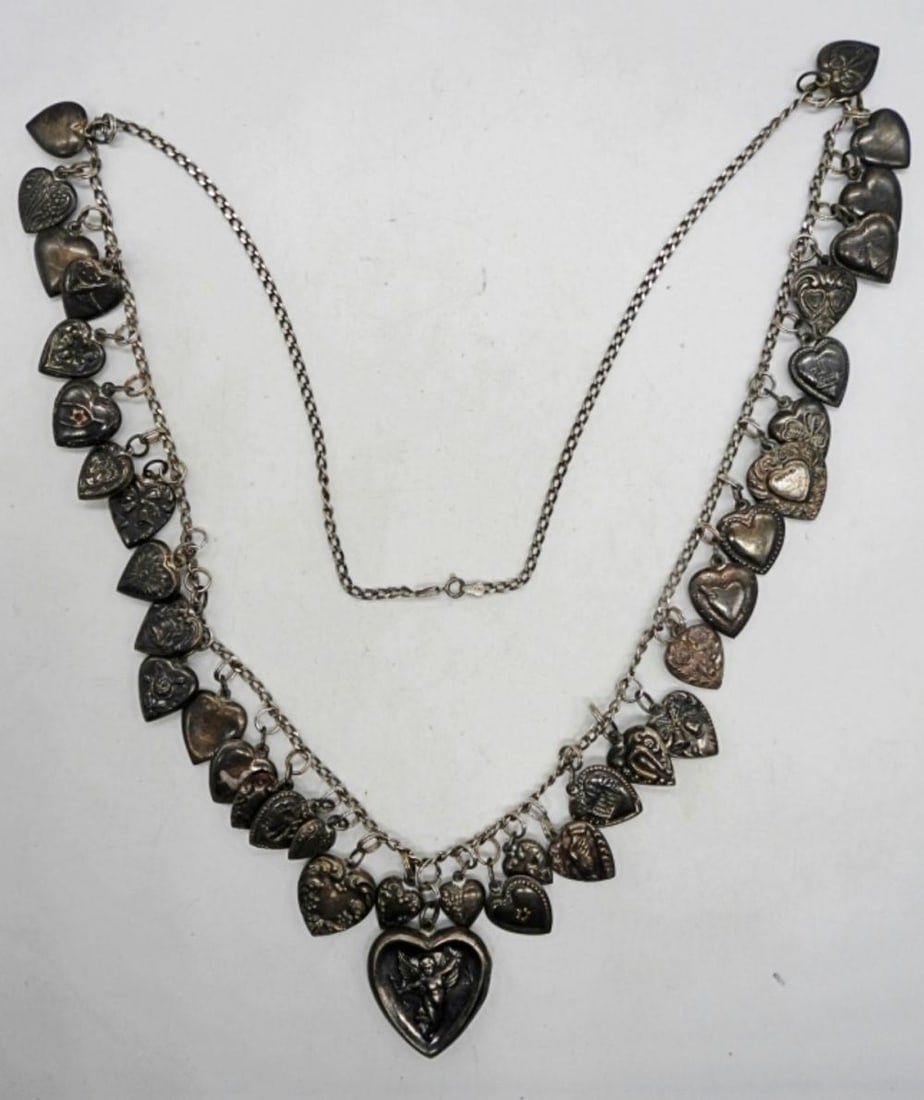 STERLING HEART CHARM NECKLACE (1 of 4)