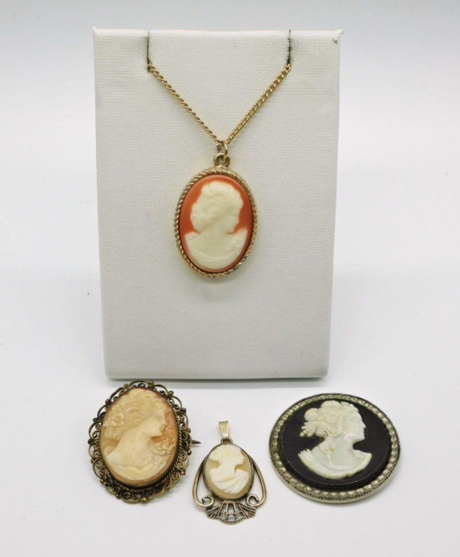 CAMEO PENDANTS/BROOCHES (1 of 3)