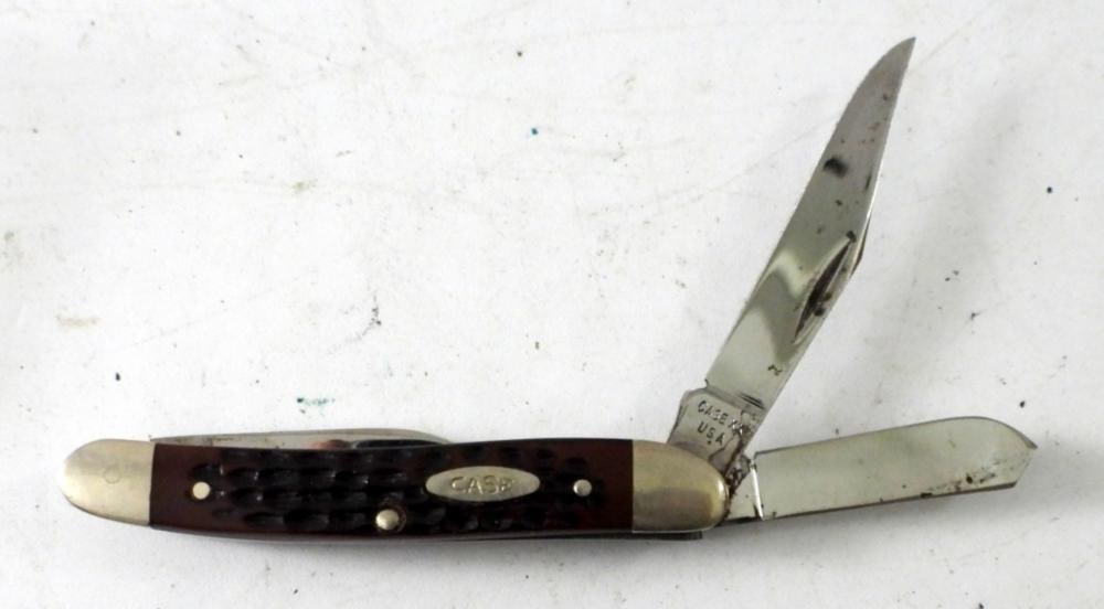 CASE XX 087PE STOCKMAN 3 BLADE KNIFE: CASE XX 087PE STOCKMAN 3 BLADE KNIFE