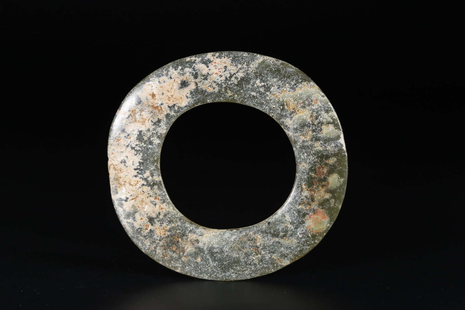 A ANCIENT JADE RING - 8