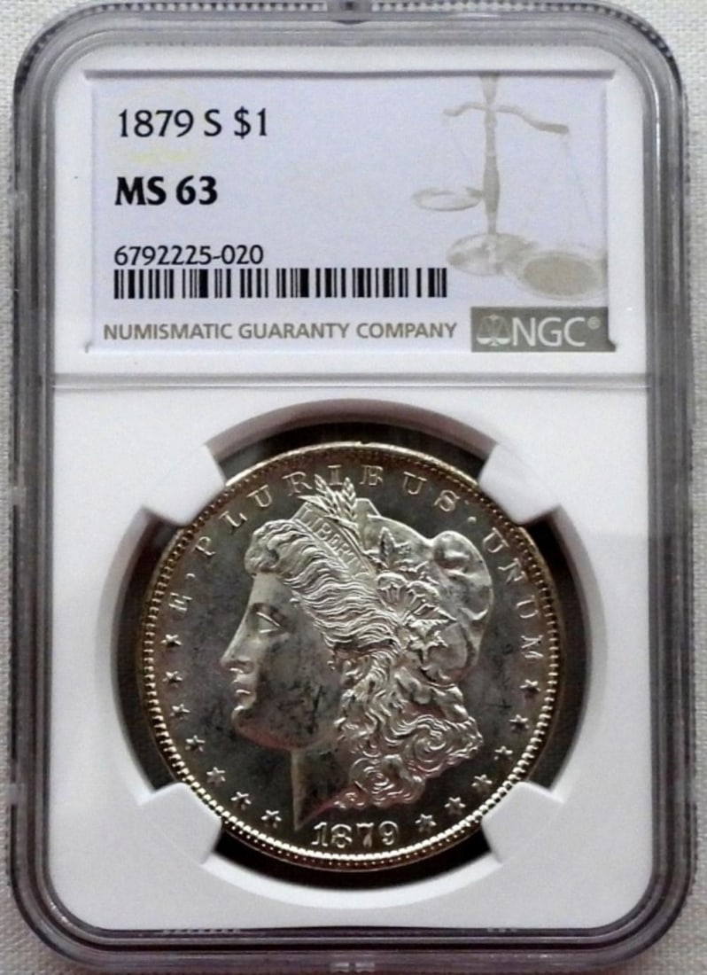 1879-S MORGAN DOLLAR NGC MS-63 (1 of 2)