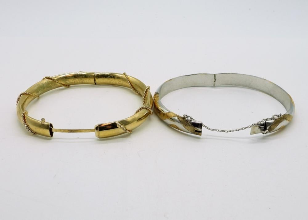 2 BANGLE BRACELETS - 2