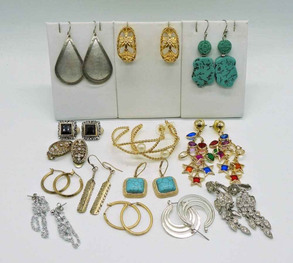 14 PAIR OF EARRINGS (1 of 1)