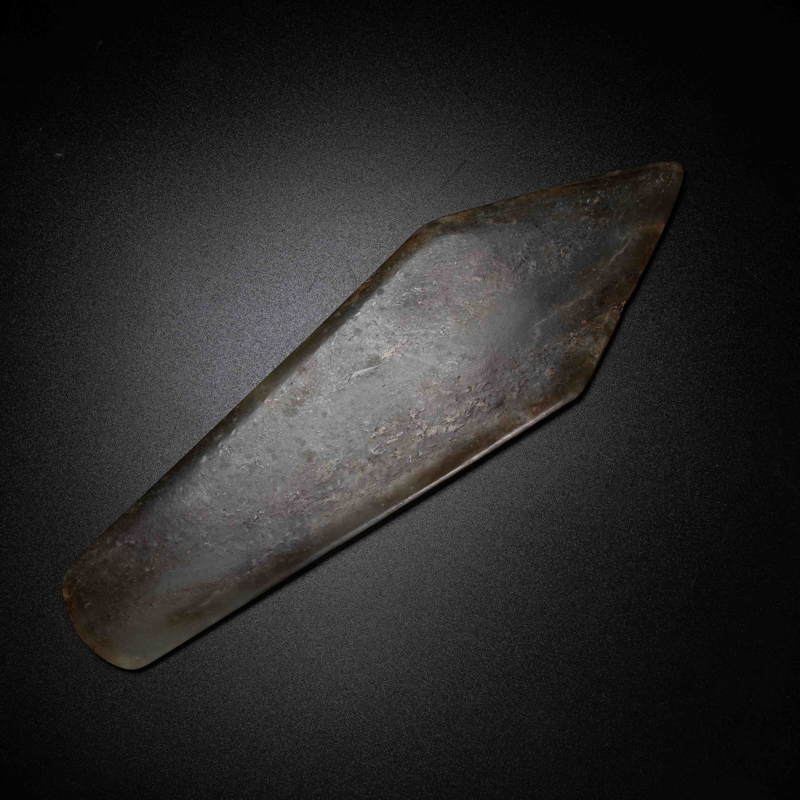 A ARCHAIC JADE GUI TABLET: Archaic Jade Gui Tablet