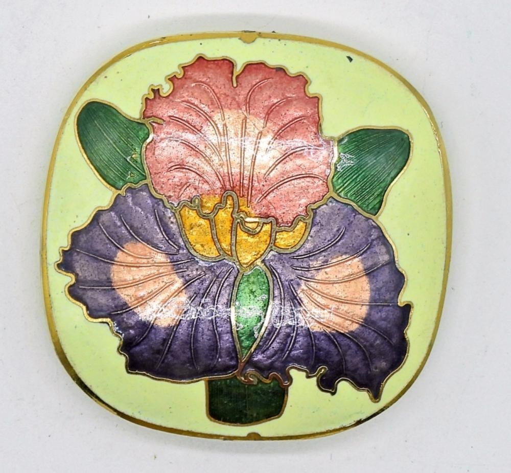 VINTAGE LARGE CLOISONNE BEAD: VINTAGE LARGE CLOISONNE BEAD