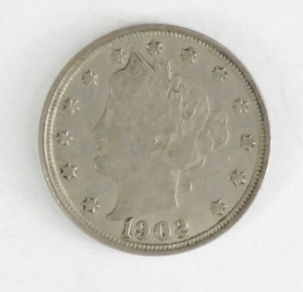1902 LIBERTY "V" NICKEL (1 of 2)