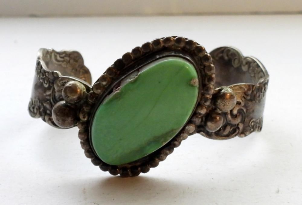 STERLING ROGERS & SON CUFF BRACELET (1 of 3)