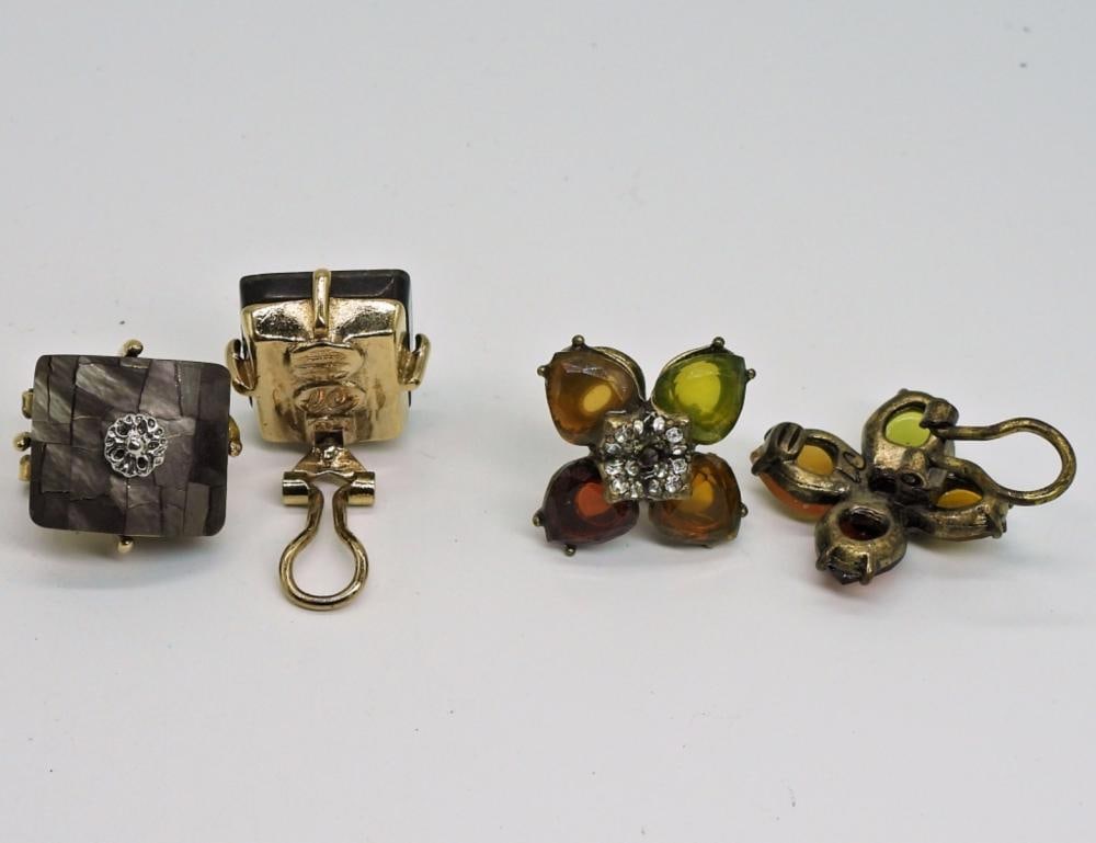 2 PAIR LAUREN CONRAD EARRINGS (1 of 2)
