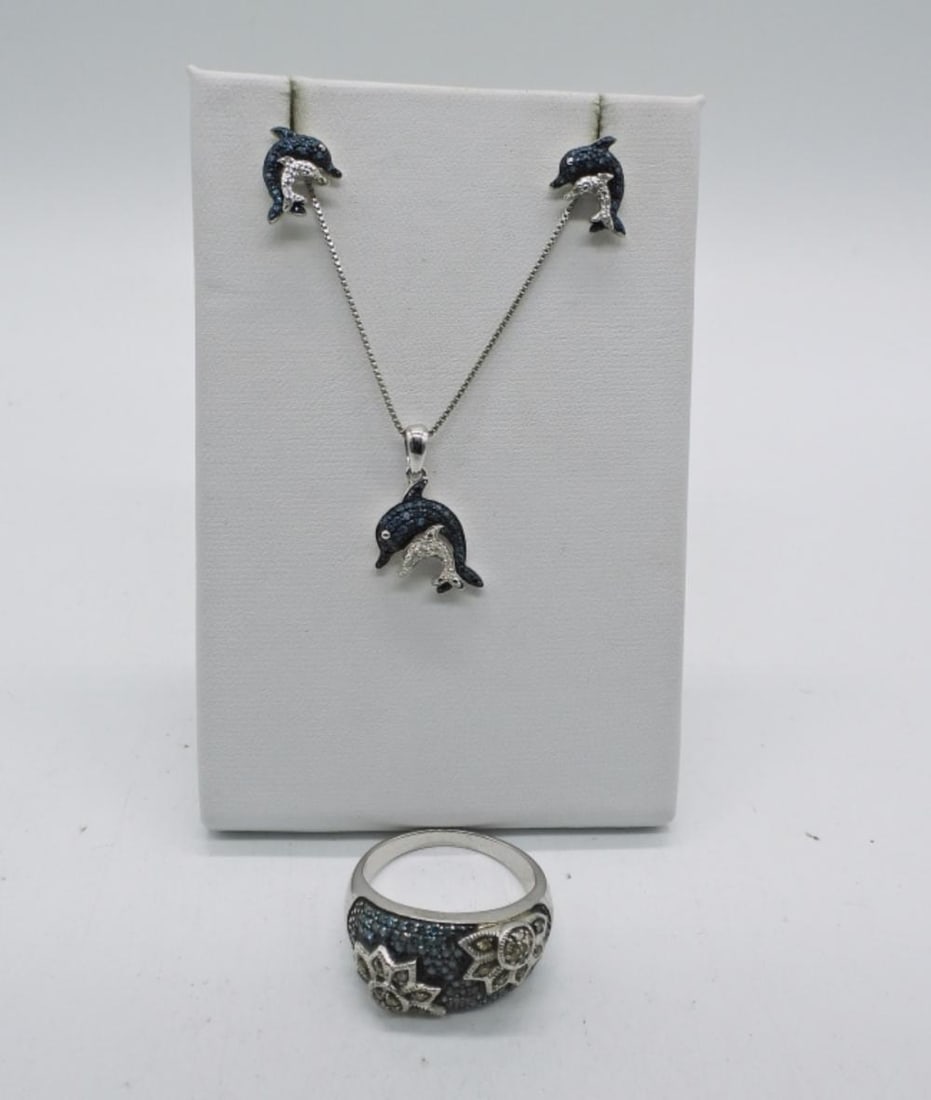 BLUE DOLPHIN SET OF 3: BLUE DOLPHIN SET OF 3