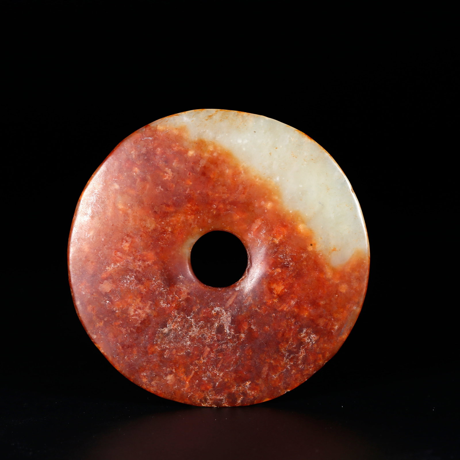 A ANCIENT JADE HANGING ORNAMENT: Ancient Jade Hanging Ornament