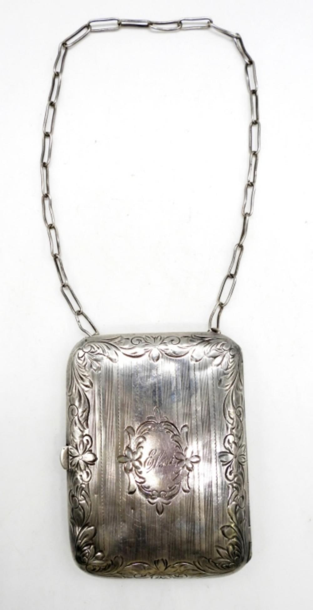 ANTIQUE STERLING CLUTCH PURSE (1 of 3)