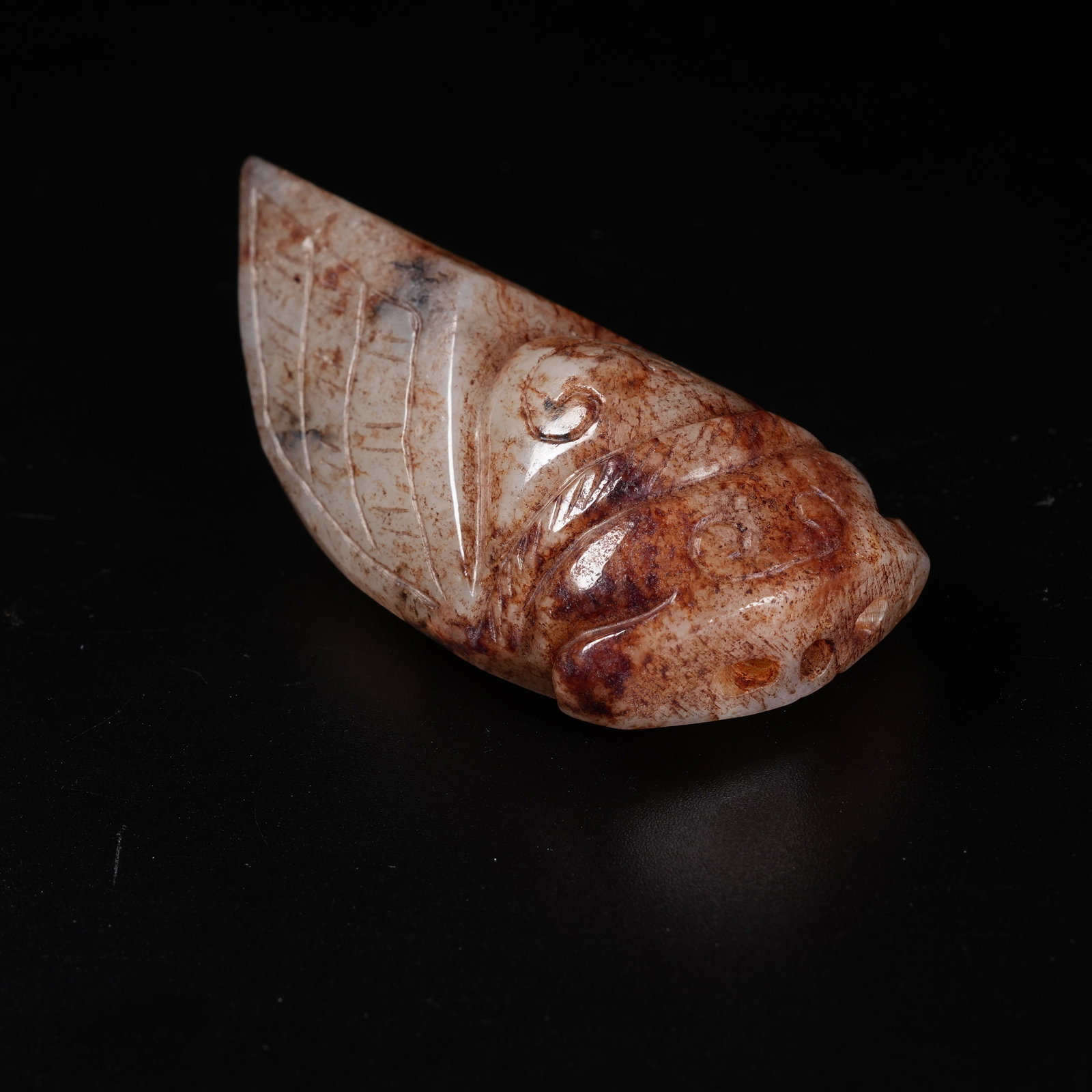 A ARCHAIC JADE CICADA: Archaic Jade Cicada
