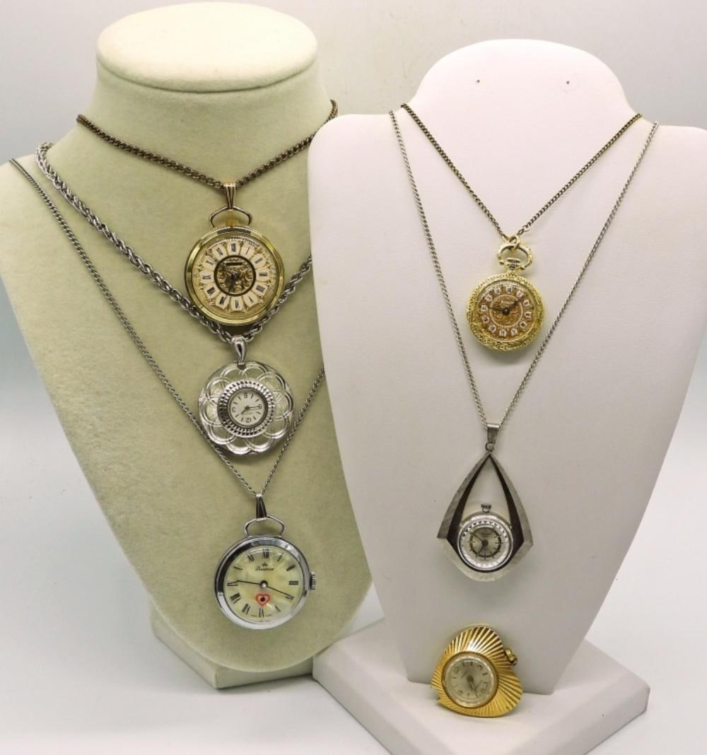 6 VINTAGE PENDANT WATCHES (1 of 3)
