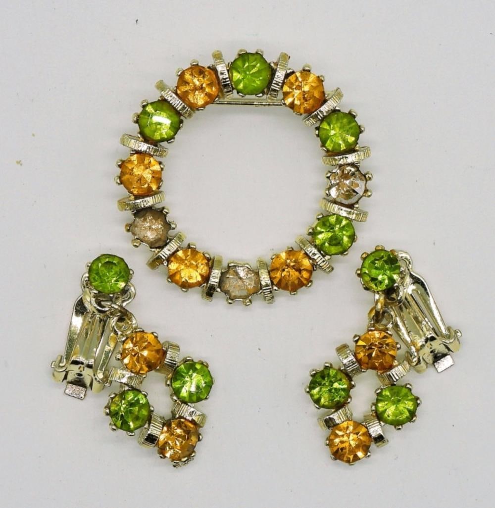 VINTAGE RHINESTONE SET (1 of 2)