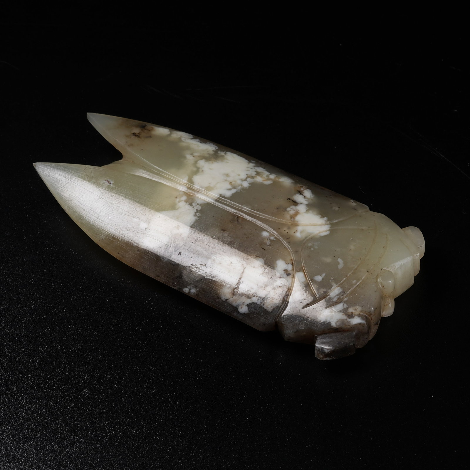 A ANCIENT JADE CICADA: Ancient Jade Cicada