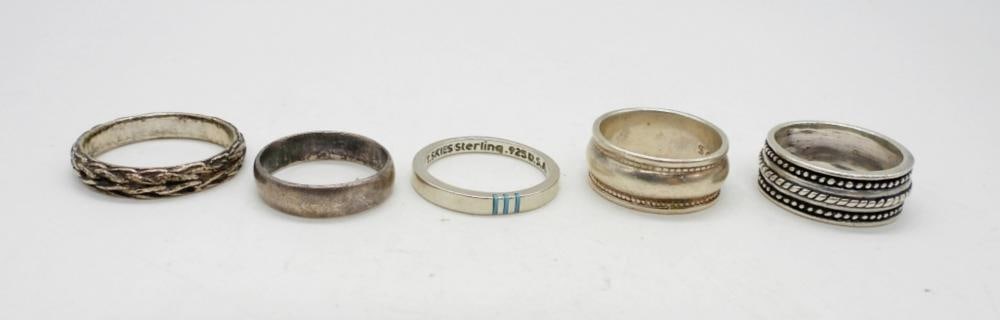 5 STERLING BANDS (1 of 2)