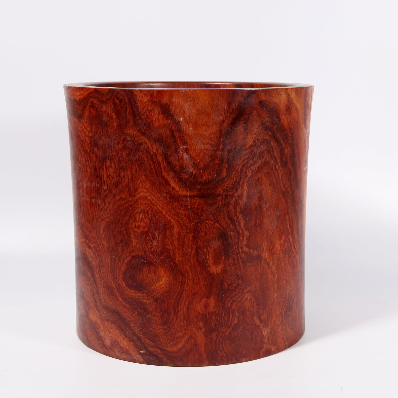 A HUANGHUALI WOOD BRUSH POT (1 of 9)