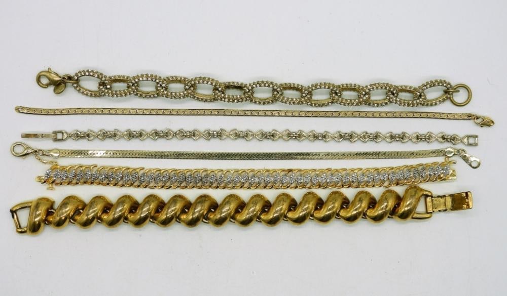 (6) VINTAGE BRACELETS: (6) VINTAGE BRACELETS