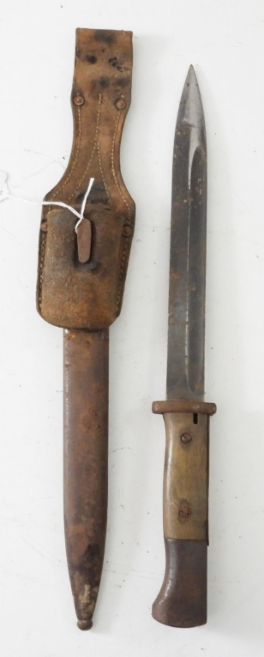 F. HERDER BAYONET W/SCABBARD (1 of 3)