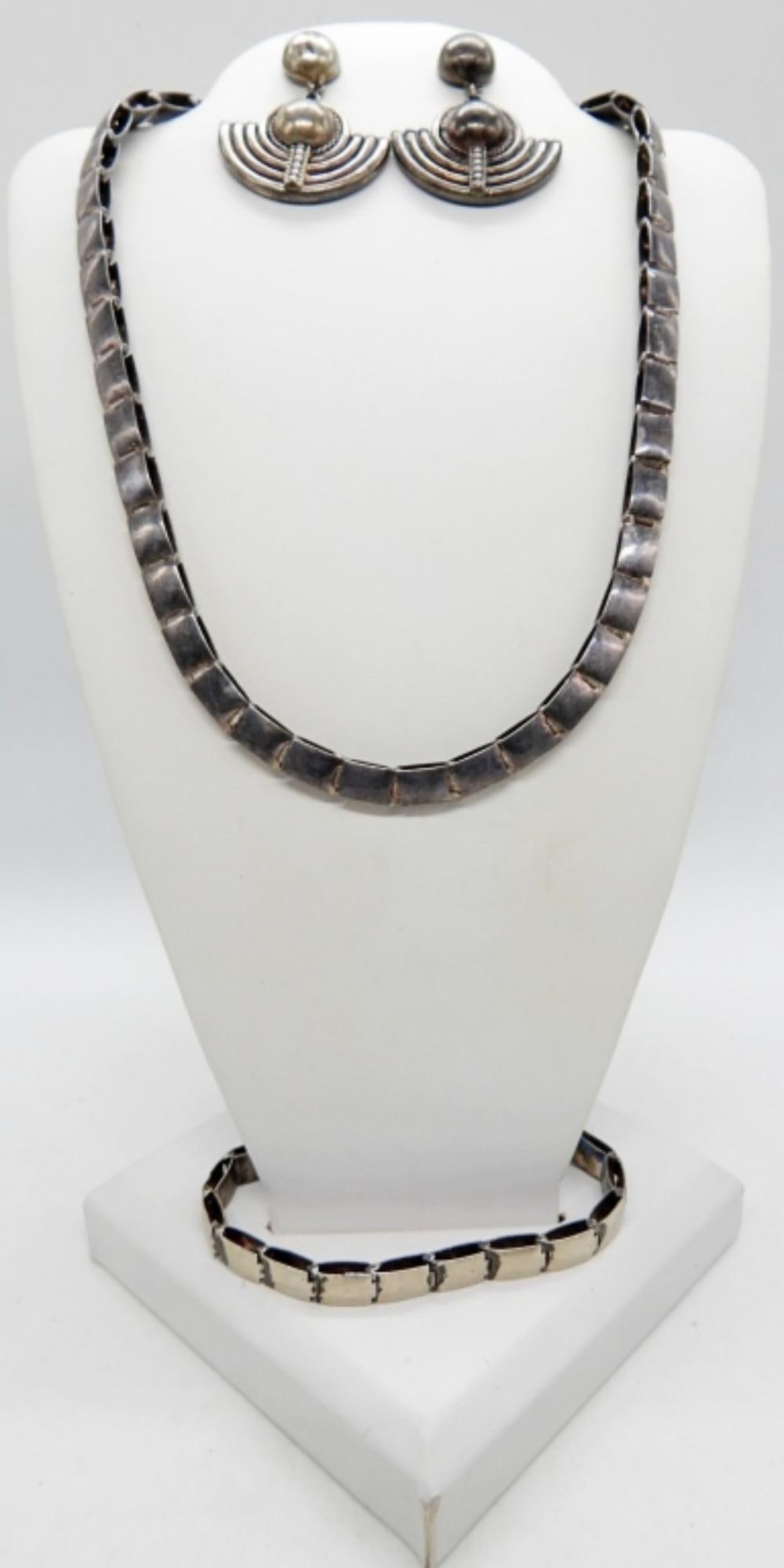 925 NECKLACE,BRACELET, EARRING SET (1 of 4)