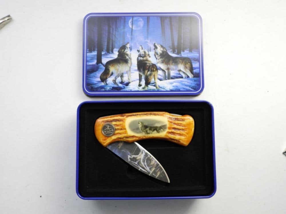 WILD OUTDOORS KNIFE IN TIN (1 of 2)