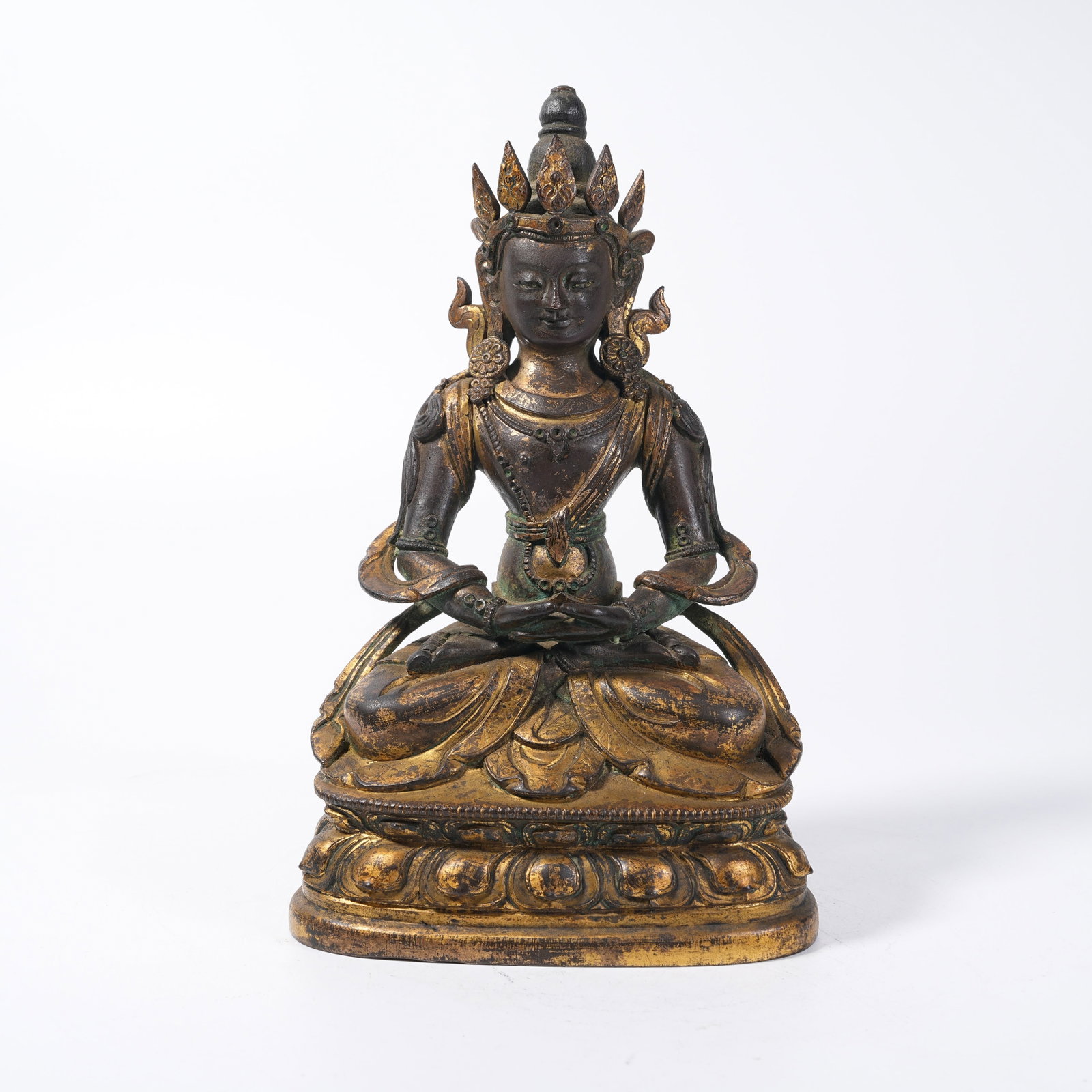 A BRONZE STATUE OF AMITAYUS (1 of 8)