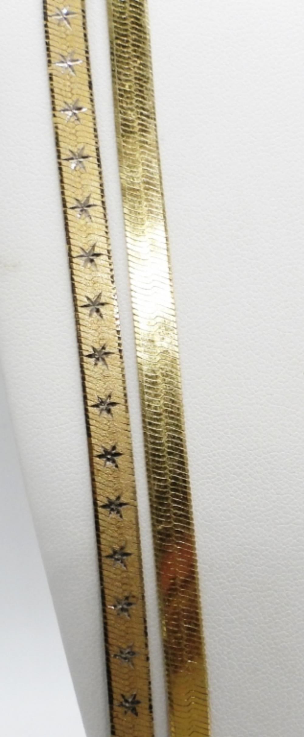 2 HERRINGBONE CHAINS-925 - 2