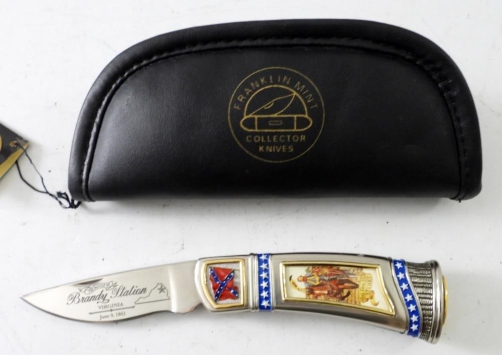 1863 BATTLE IF BRANDY STATION POCKET KNIFE: 1863 BATTLE IF BRANDY STATION POCKET KNIFE