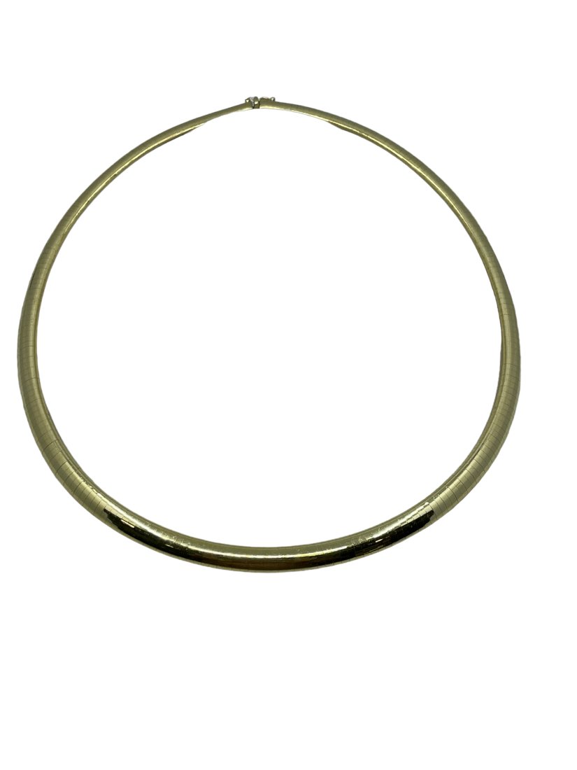 Omega Necklace 14K Italian (1 of 3)