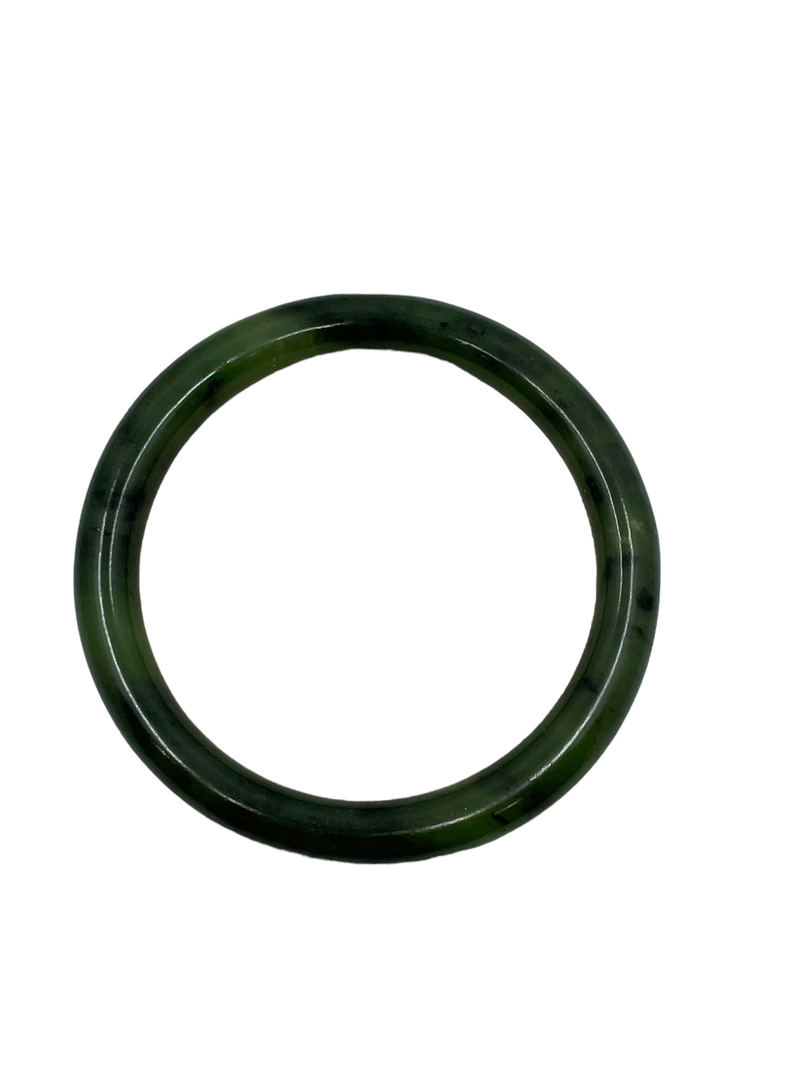 Dark Green Jade Bangle - NO RESERVE (1 of 1)