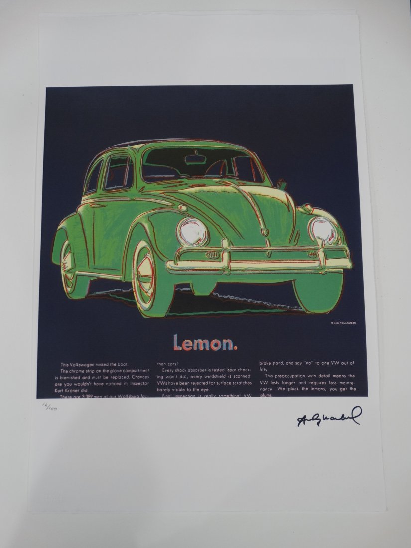 Andy Warhol Lithograph cm 57x38 Leo Castelli - GEORGES ISTRAEL EDITEUR (1 of 7)