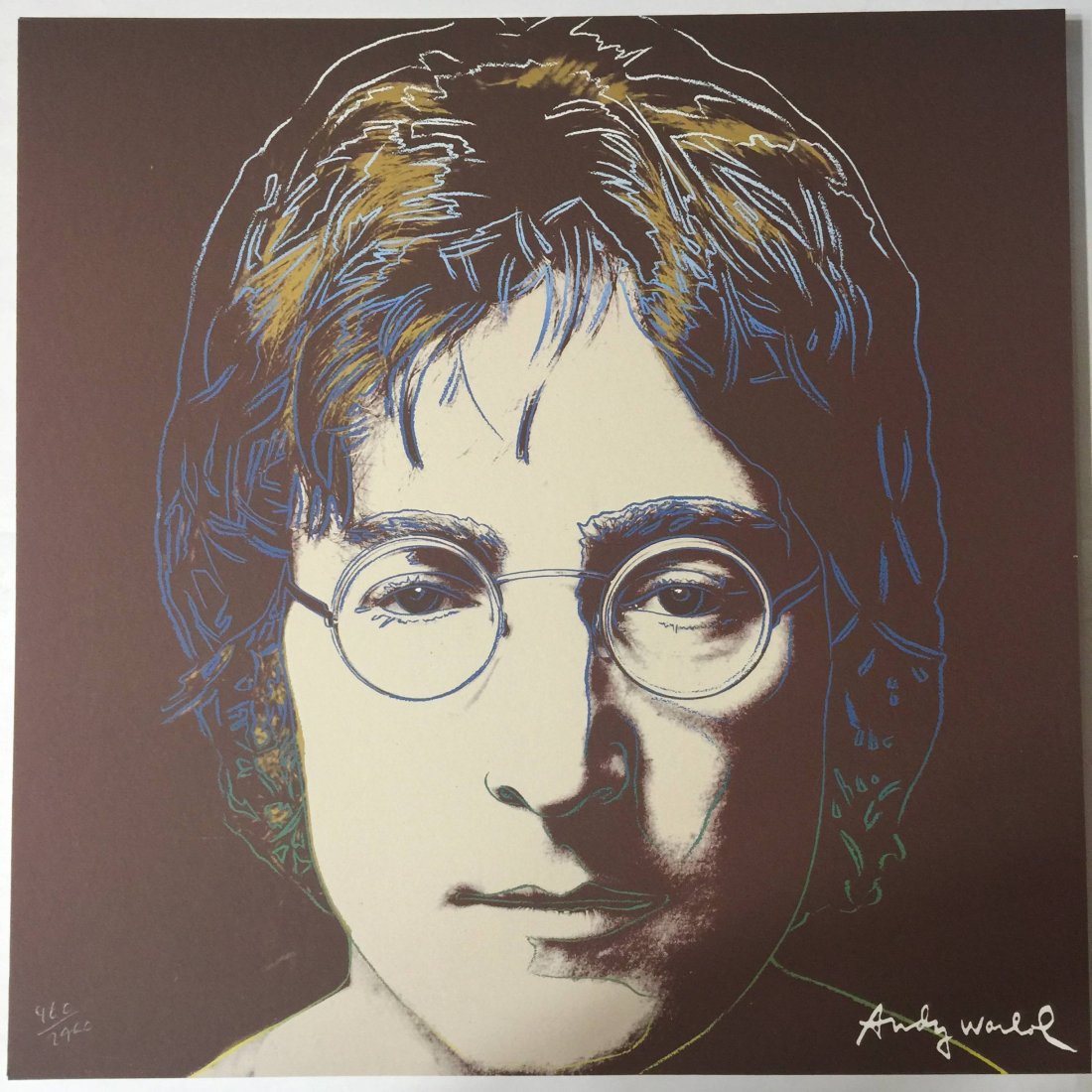 Offset lithograph Andy Warhol - Arabic numeral - 60 x 60 cm (1 of 7)