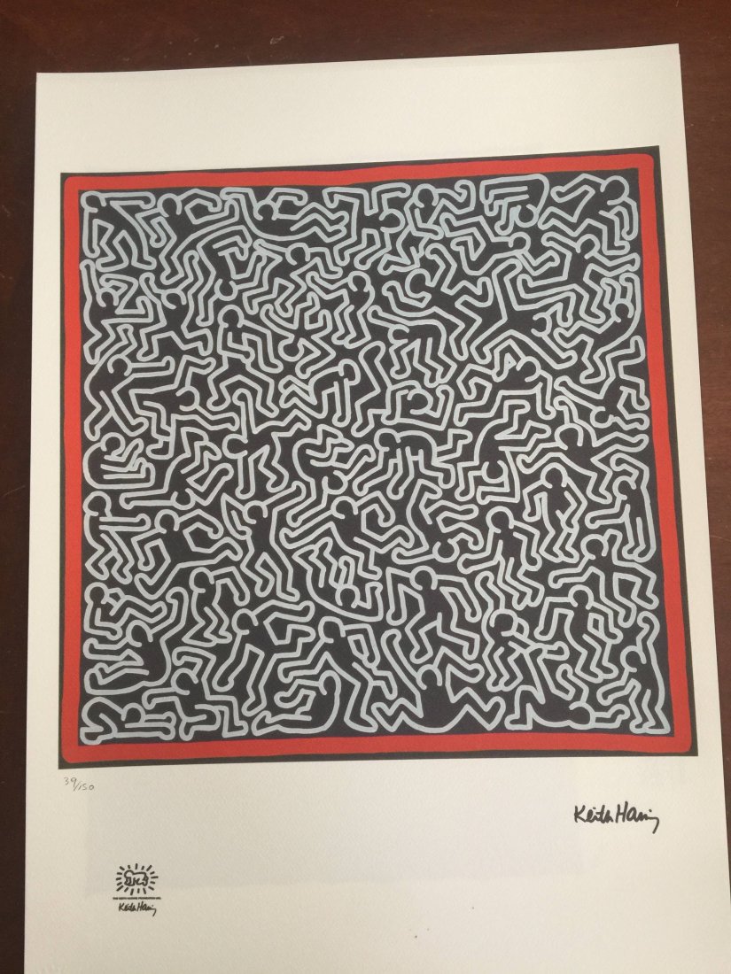 Keith Haring - Offset lithograph - French paper - 50 x 70 (1 of 8)