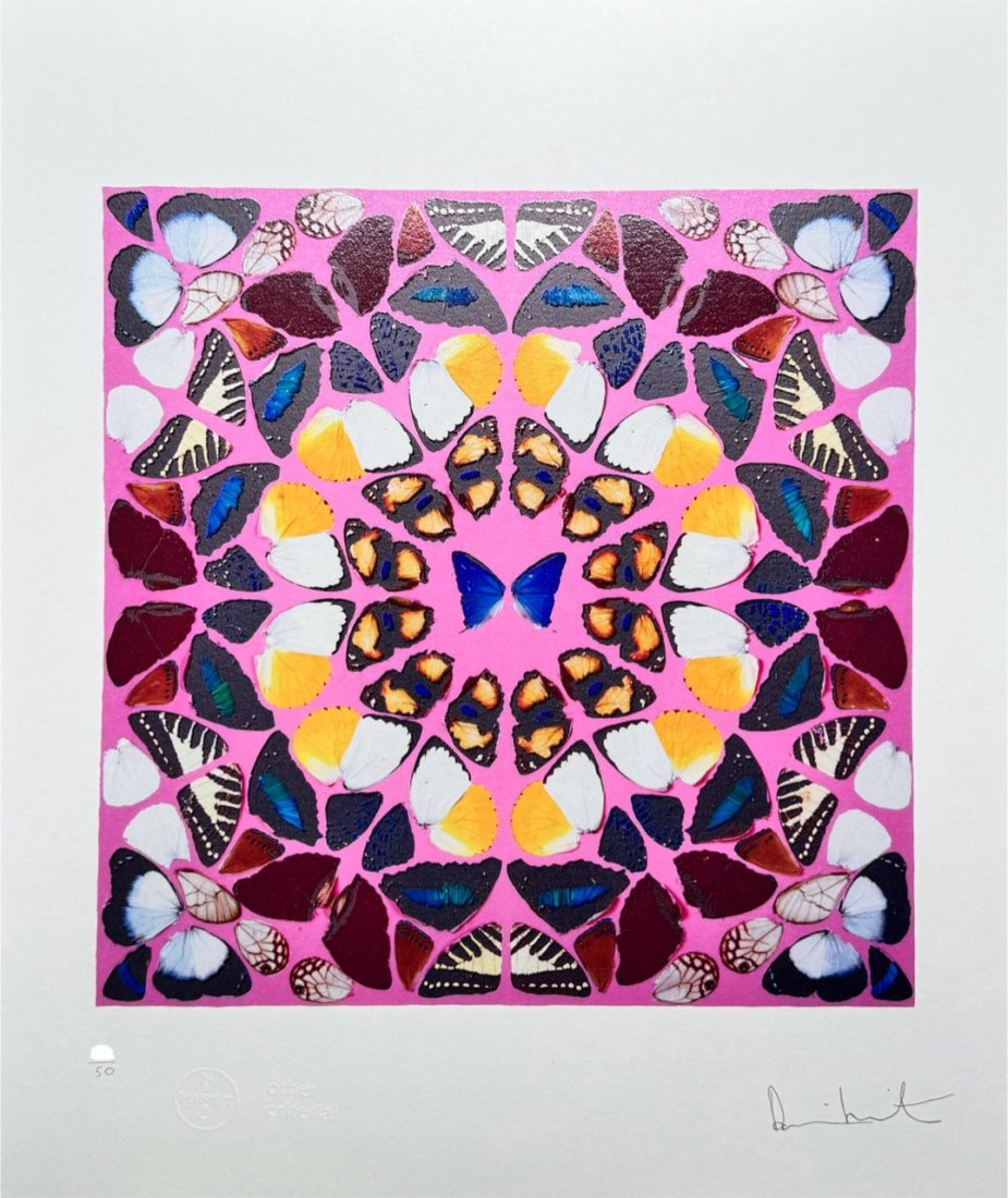 DAMIEN HIRST BENEFICENCE Giclee print in colours with glaze, 2015, signed pencil (1 of 5)