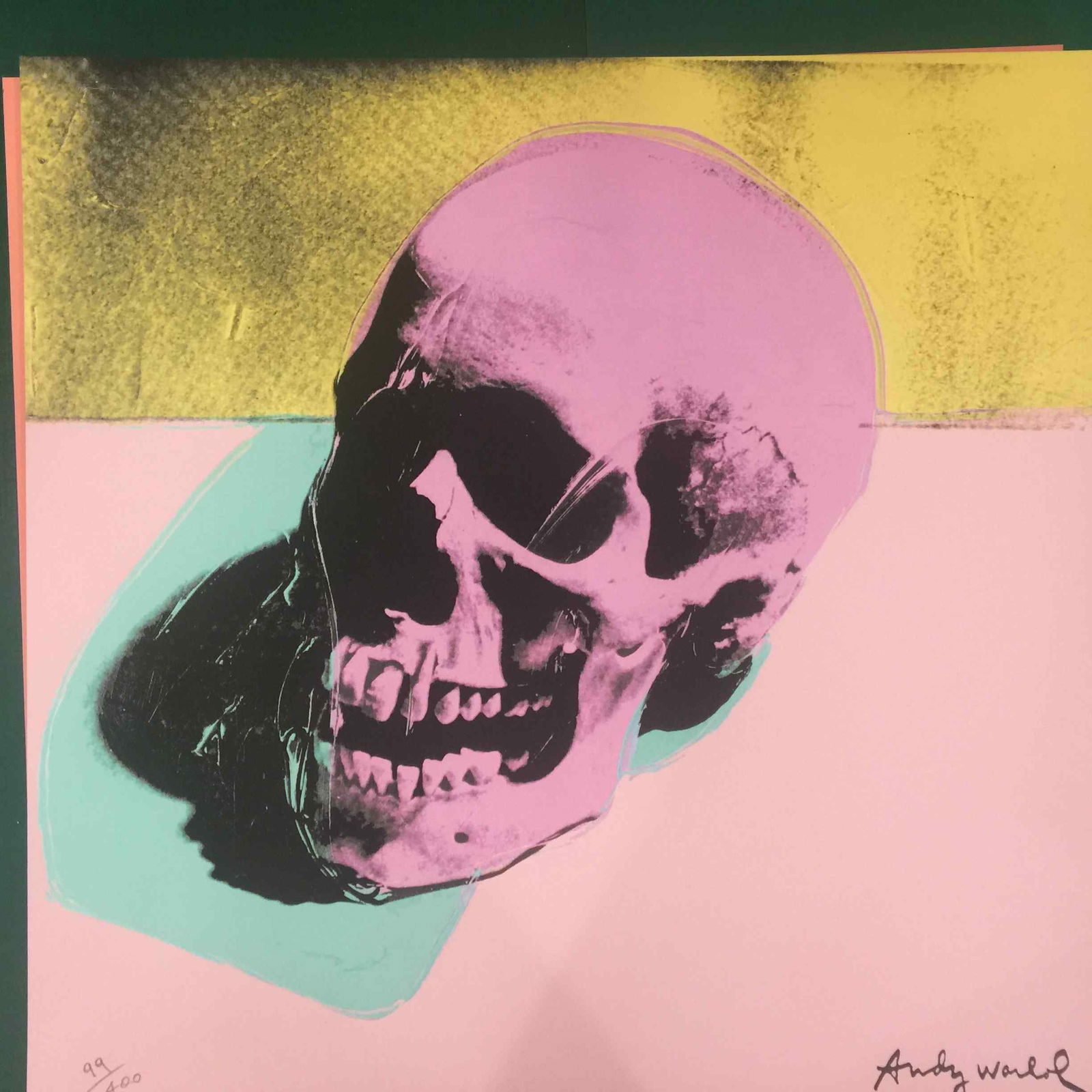Andy Warhol offset lithograph cm 60x60  certificate of authenticity (1 of 14)