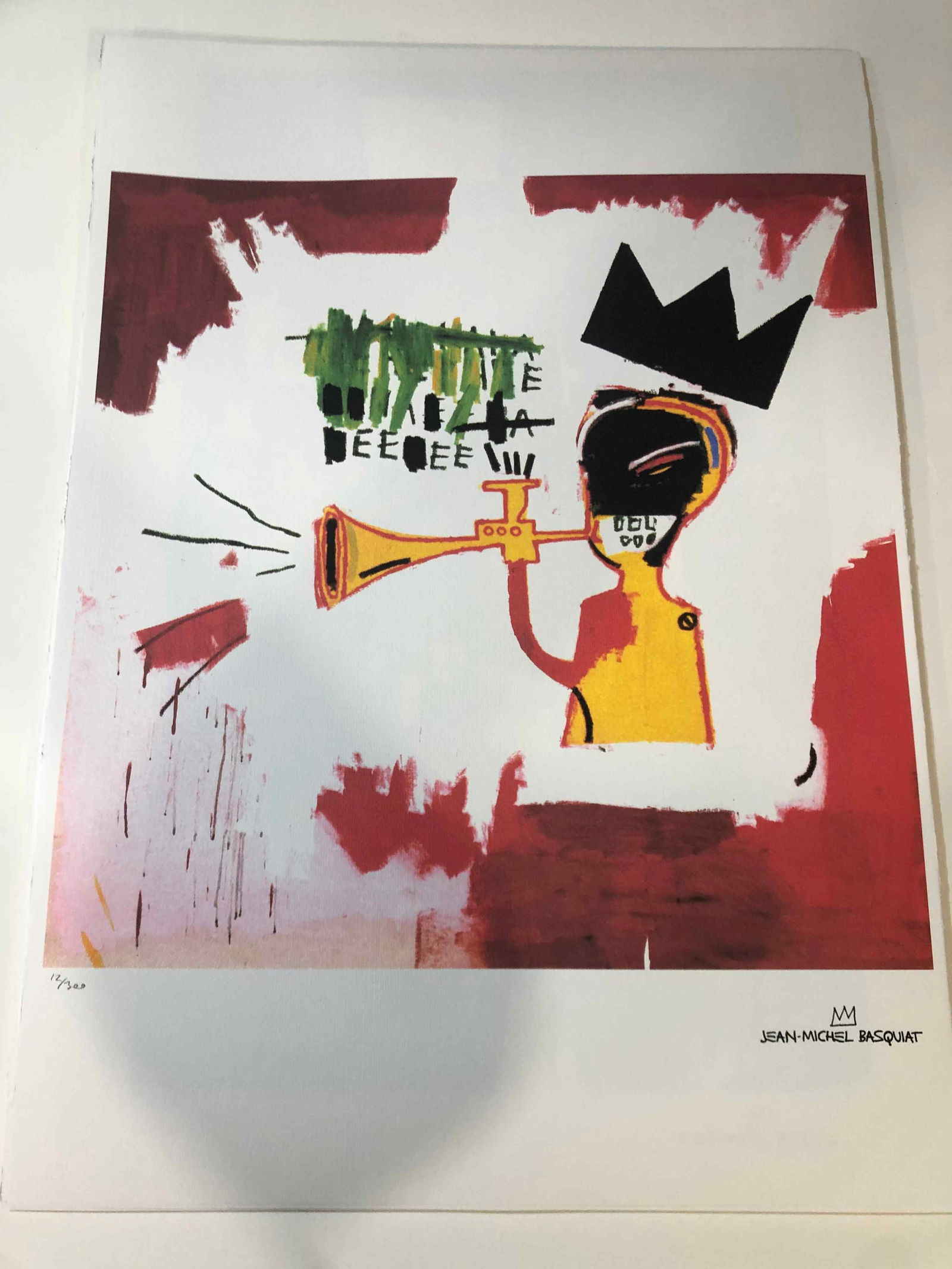 Jean-Michel Basquiat Lithograph 50x70 cm  edition 2015 (1 of 14)