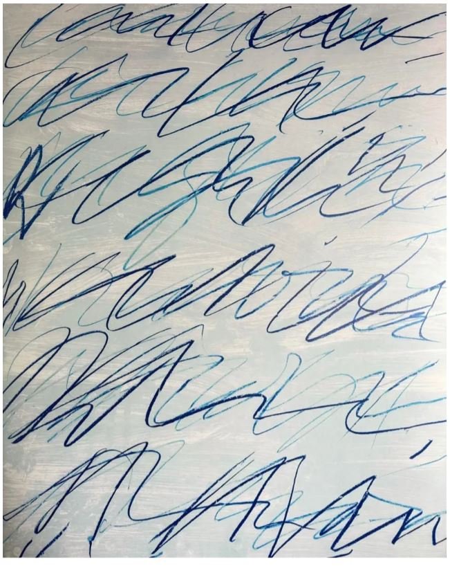 CY TWOMBLY (1928-2011) Roman Notes I, from Roman Notes offset lithograph 1970 100ex. (1 of 6)