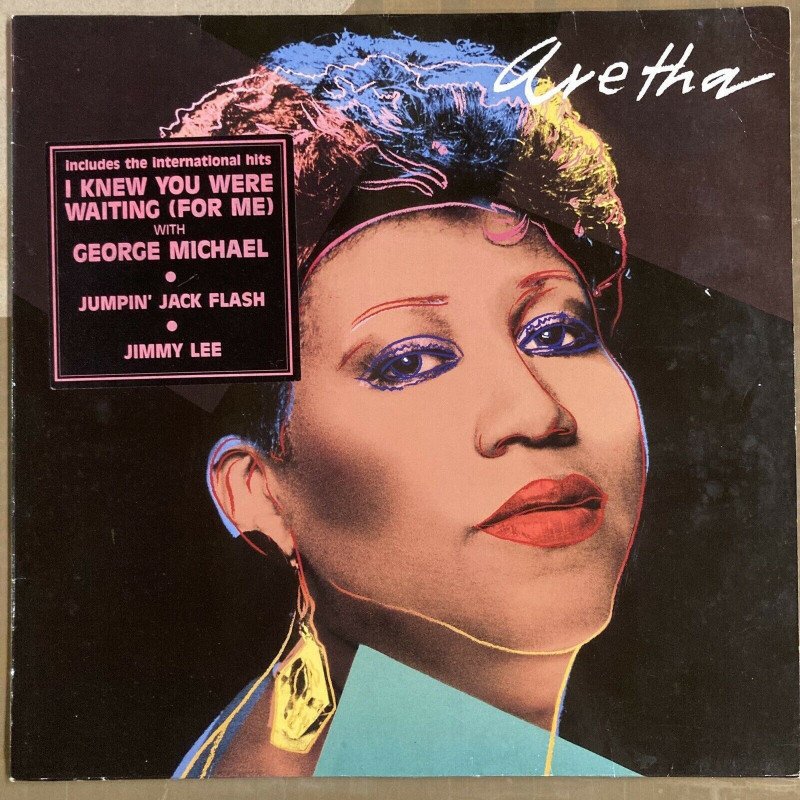 Andy Warhol - Aretha Franklin LP - Signed - 1986 - Excellent Condition (1 of 5)