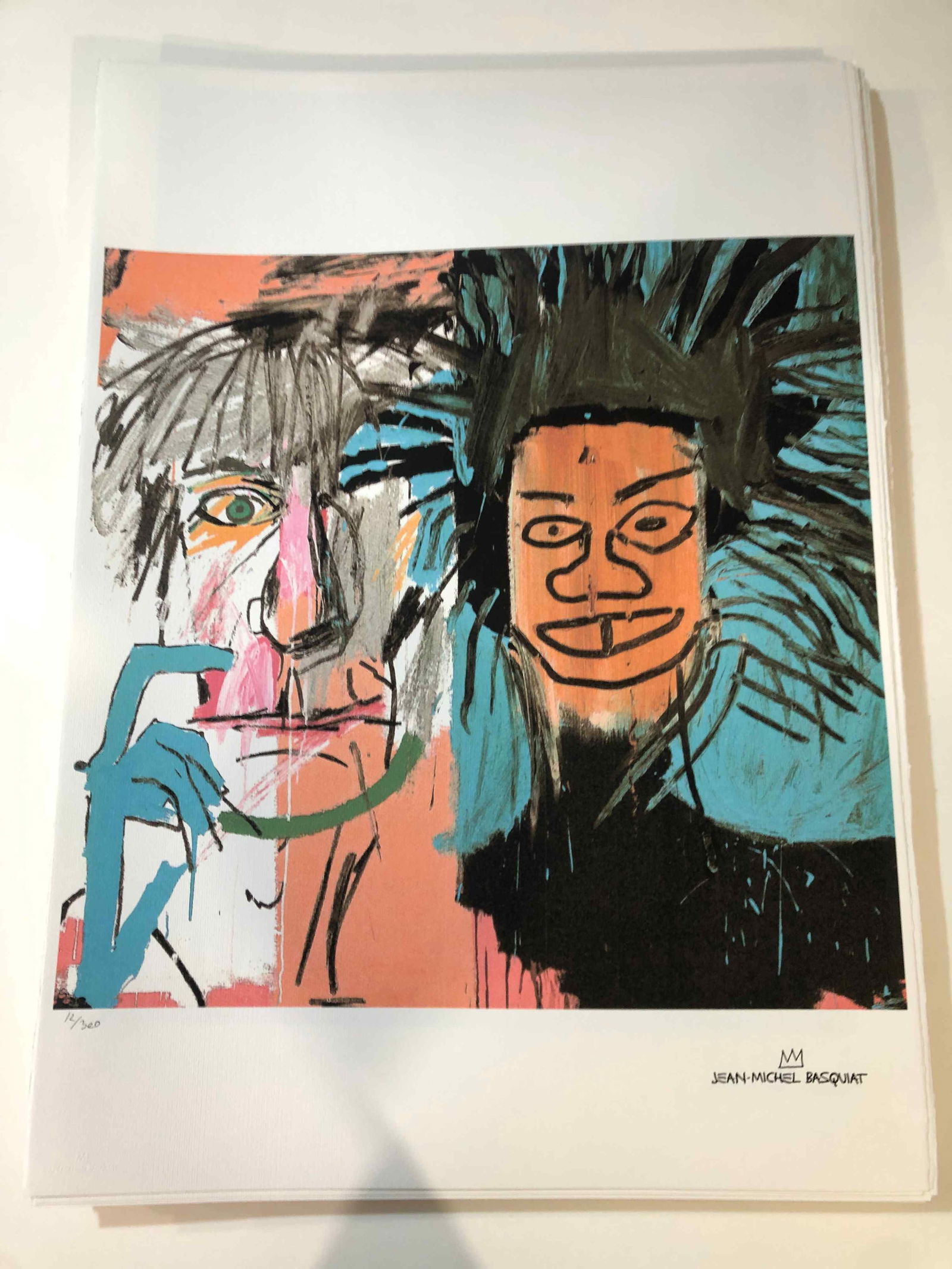 Jean-Michel Basquiat Lithograph 50x70 cm  edition 2015 (1 of 14)