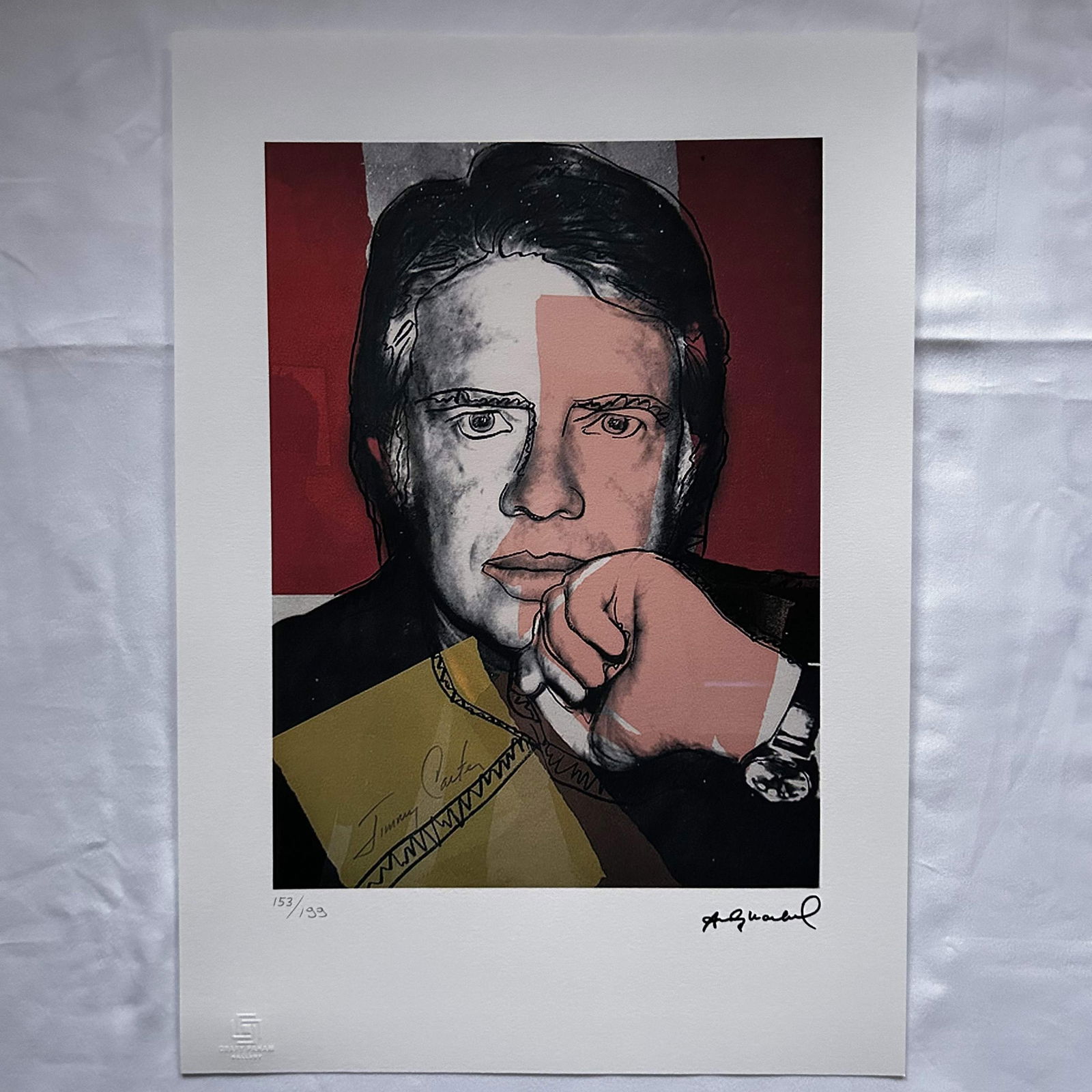 Andy Warhol offset lithograph 297 x 420 mm certificate of authenticity (1 of 4)