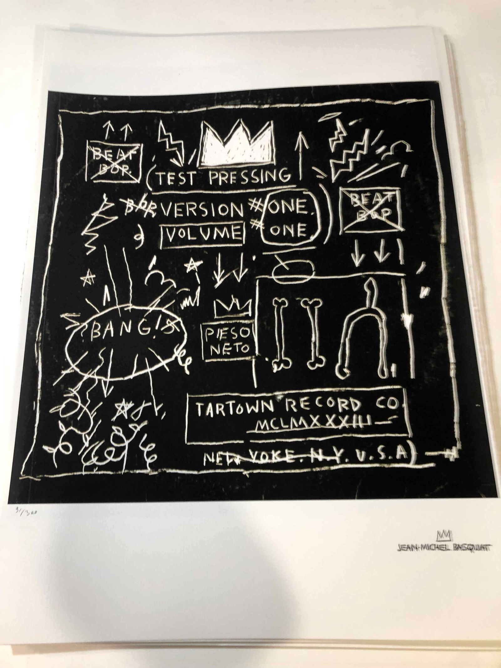 Jean-Michel Basquiat Lithograph 50x70 cm  edition 2015 (1 of 13)
