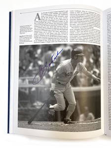 The American League Collection of 8 Autographs In The 1986 Hardcover Printing Including Carl