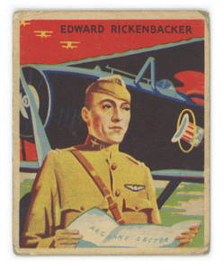 Eddie Rickenbacker - 1933 National Chicle Sky Birds - Card #20