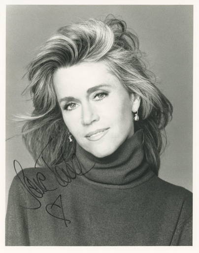 Jane Fonda Classic Actress, Model, Activist Autographed 8 X 10" Photograph