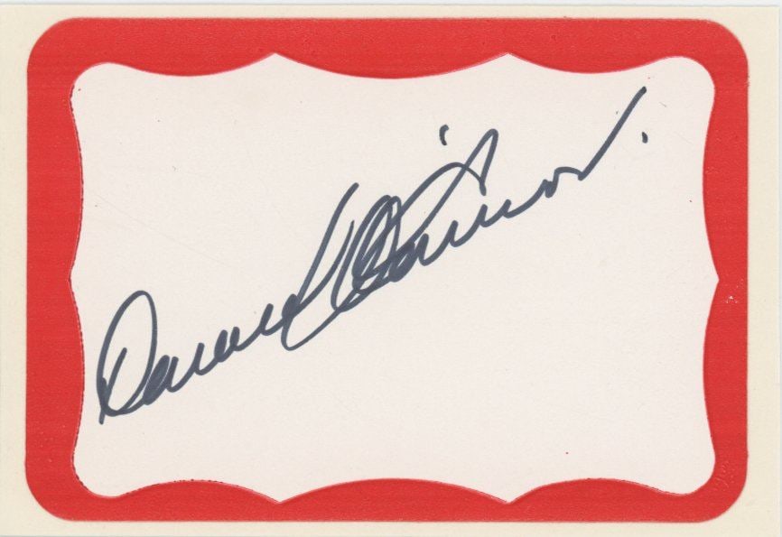 Donald O’Connor - Actor, Singer & Dancer - Autographed Bookplate (1 of 1)