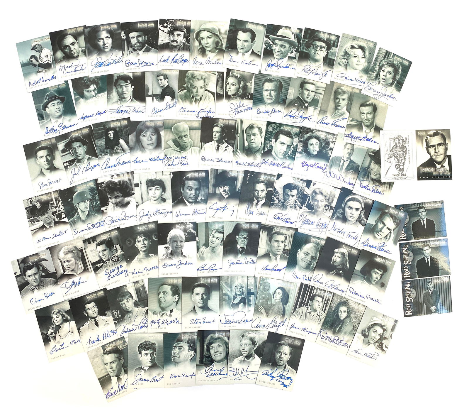 Twilight Zone Collection - 69 Autographed Cards, 1 Sketch & 4 Rod Serling Cards (1999 Rittenhouse) (1 of 7)