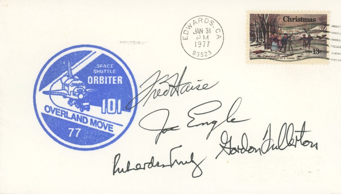 Space Shuttle Enterprise Test Flight Crew: Fred Haise, Richard Truly, Joe Engle & Richard Truly (1 of 1)