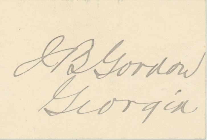 John Brown Gordon Confederate General American Civil War Clipped